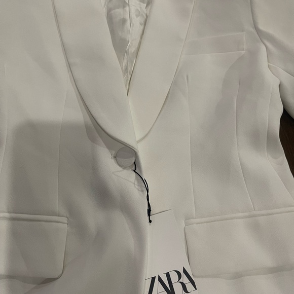 Zara new  tuxedo white suit - Picture 9 of 15
